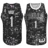 chicago bulls 1 derrick rose city lights jersey black