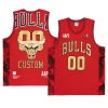 chicago bulls custom red aape x nba style ape face mentank top