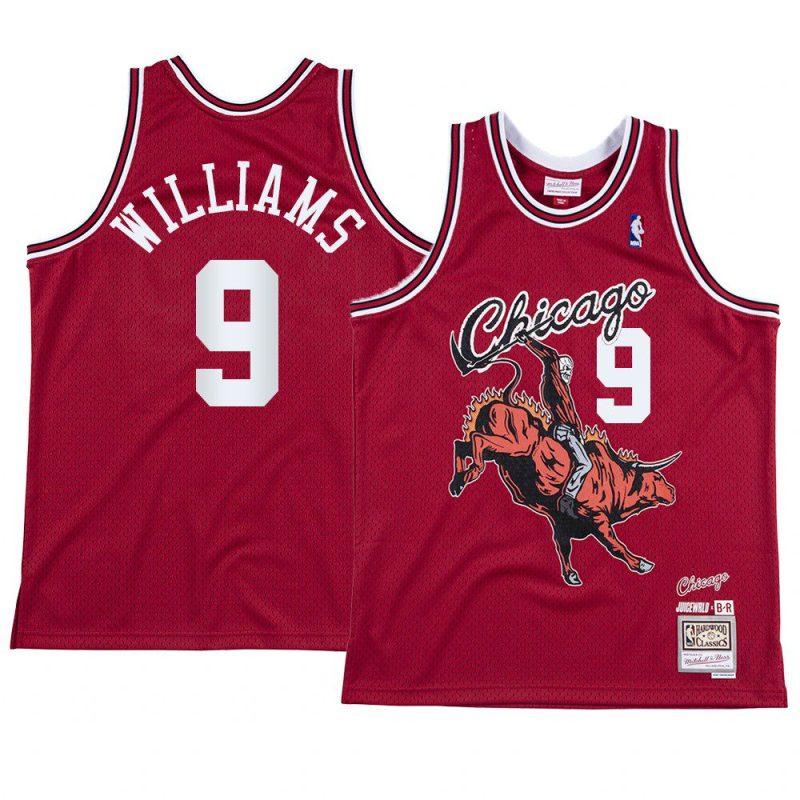 chicago bulls patrick williams red juice wrld x chicago bulls jersey