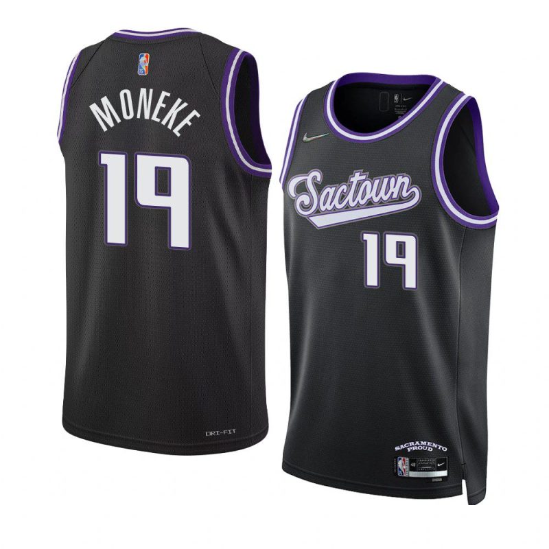 chima moneke kingsjersey city edition black75th diamond badge