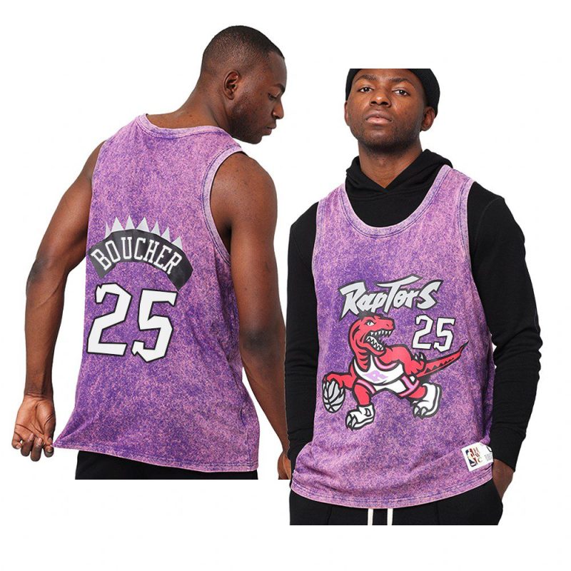 chris boucher worn out tnak jersey quintessential purple