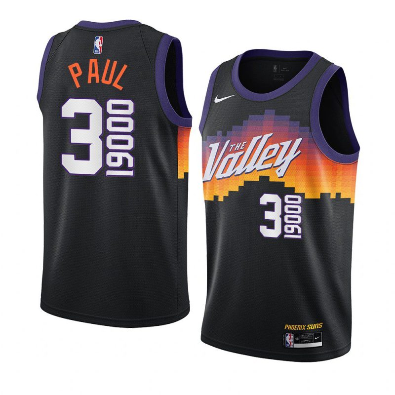 chris paul black 19000 points jersey