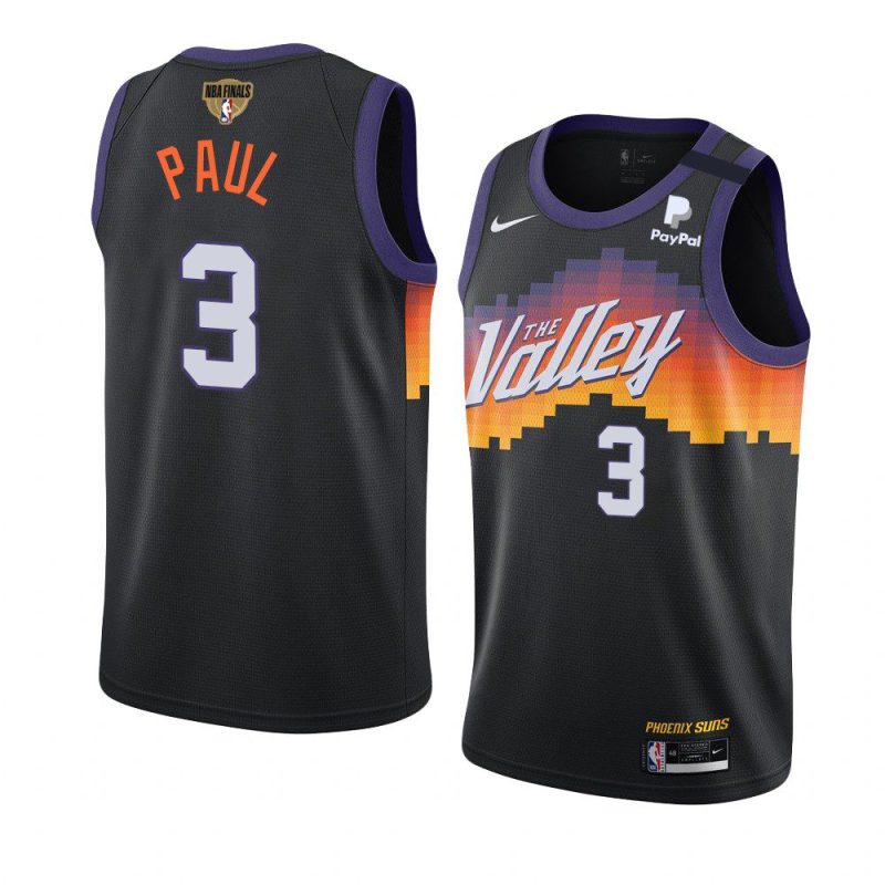 chris paul city edition jersey 2021 nba finals black