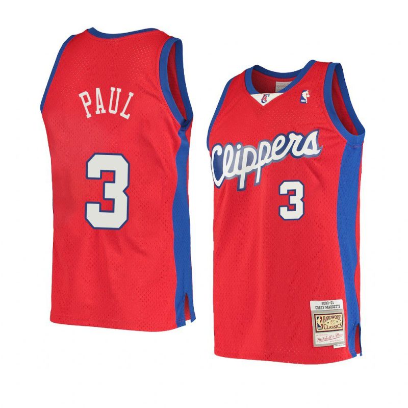 chris paul red hardwood classics jersey