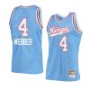 chris webber blue hardwood classics jersey