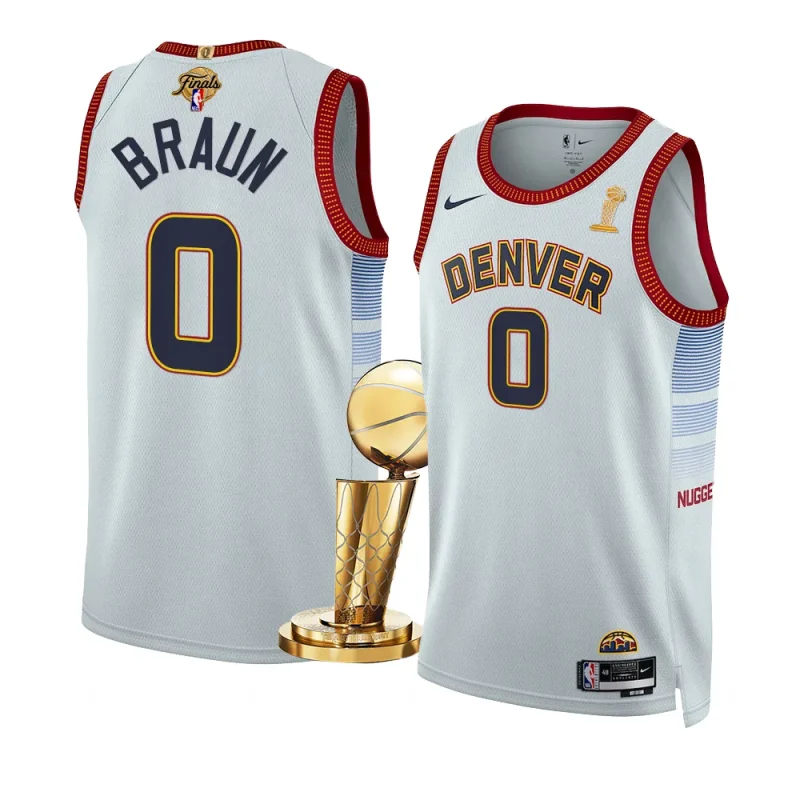 christian braun city edition jersey 2023 nba finals champions white