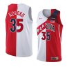 christian koloko raptors x arizona split edition white redjersey white red