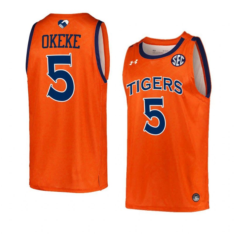 chuma okeke jersey college basketball orange