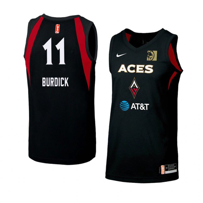 cierra burdick women's jersey swingman black 2021