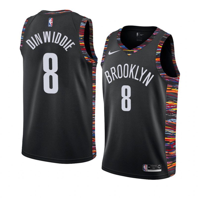 city edition black spencer dinwiddie 2018 19 men'sjersey