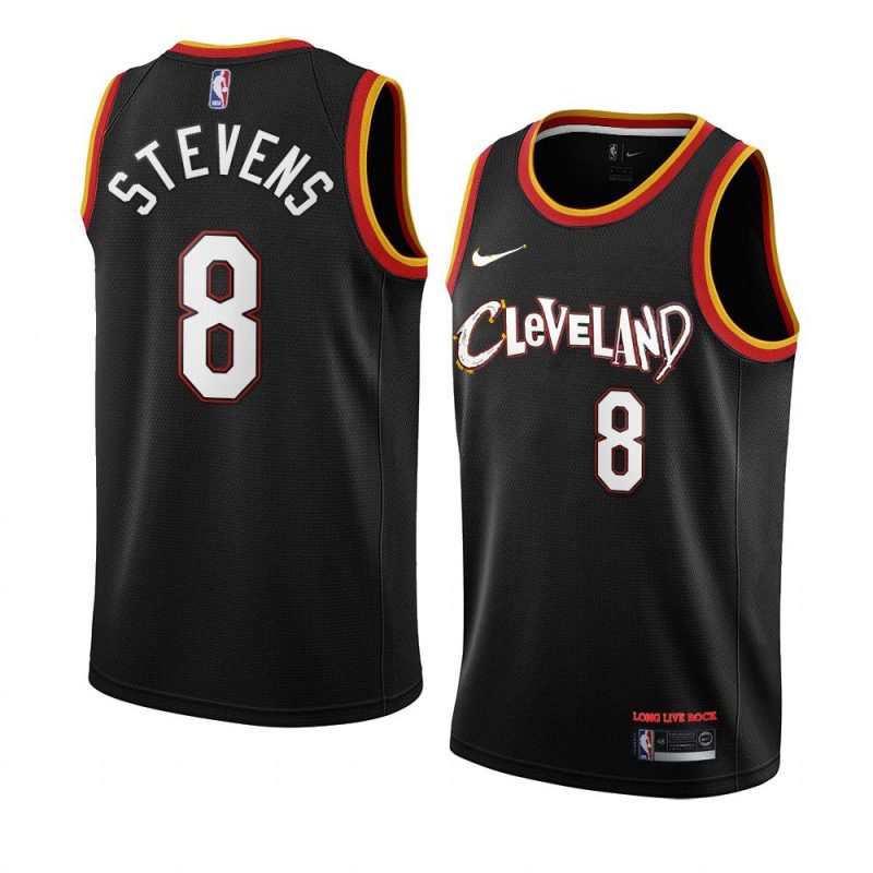 cleveland cavaliers lamar stevens black city jersey