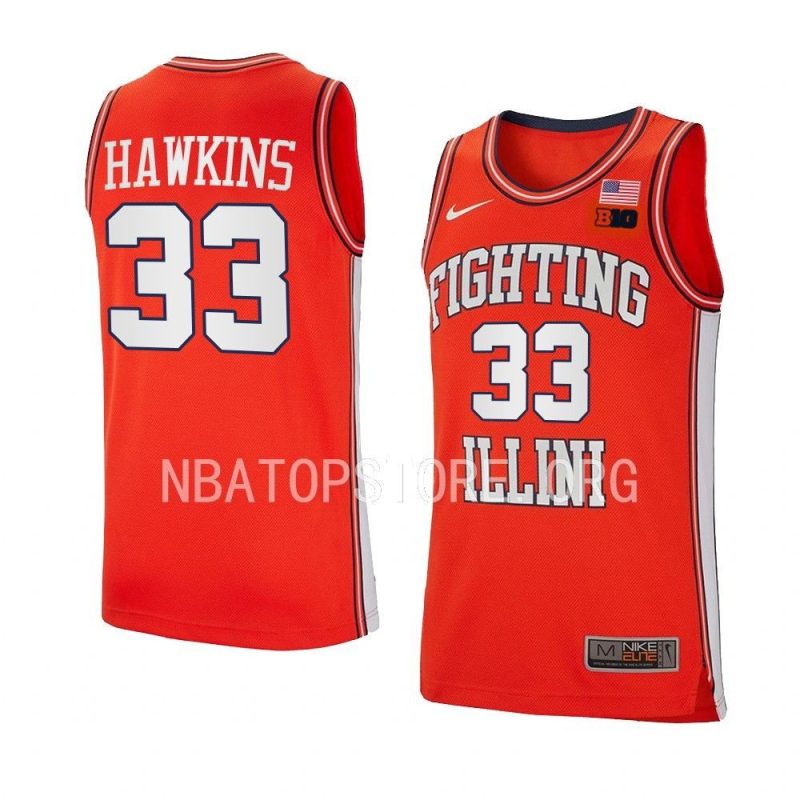 coleman hawkins jersey retro basketball orange 2022 23