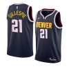 collin gillespie nuggets icon edition navy swingman jersey