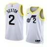 collin sexton jazzjersey 2022 23association edition whiteswingman