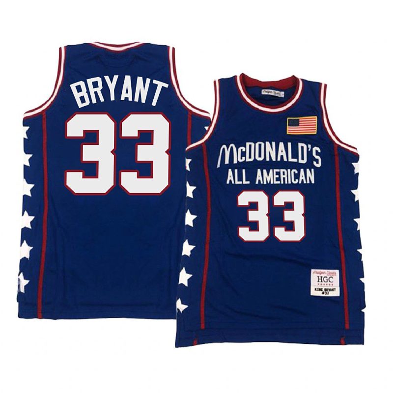 commemorative limited kobe bryant jersey mcdonald's all american navy