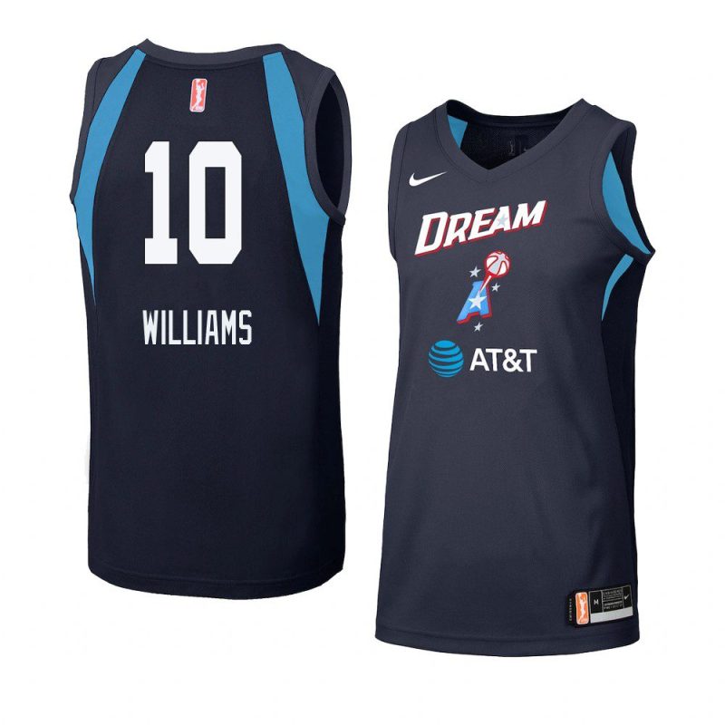 courtney williams women's jersey swingman navy 2020