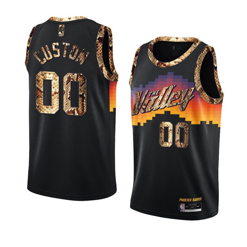 custom 2021 exclusive edition jersey python skin black