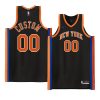 custom 2022 23knicks jersey city editionauthentic black