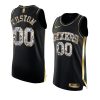 custom 76ersjersey 2022 nba playoffs black