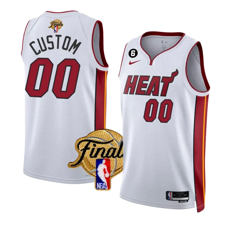 custom association edition jersey 2023 nba finals white