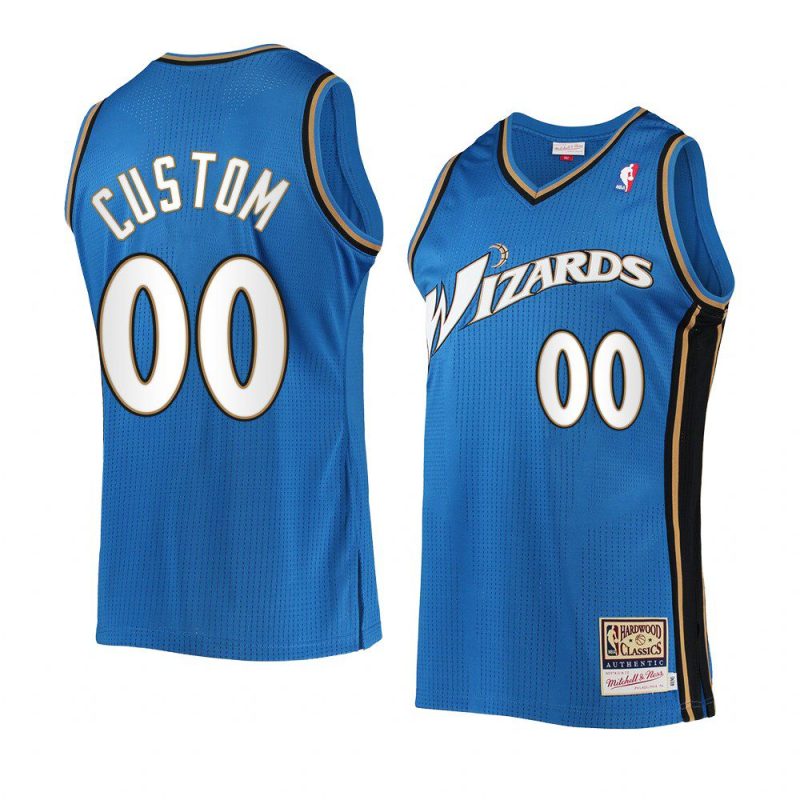 custom authentic jersey hardwood classics blue