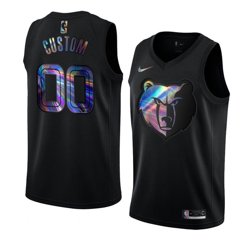 custom black iridescent hwc collection jersey