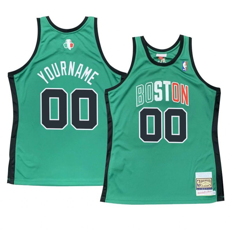 custom celtics jersey hardwood classics green throwback men's 2007 08