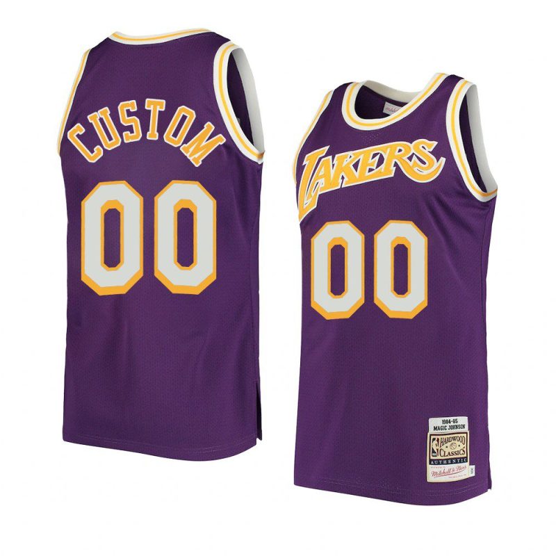 custom hardwood classics authentic jersey mitchell & ness purple