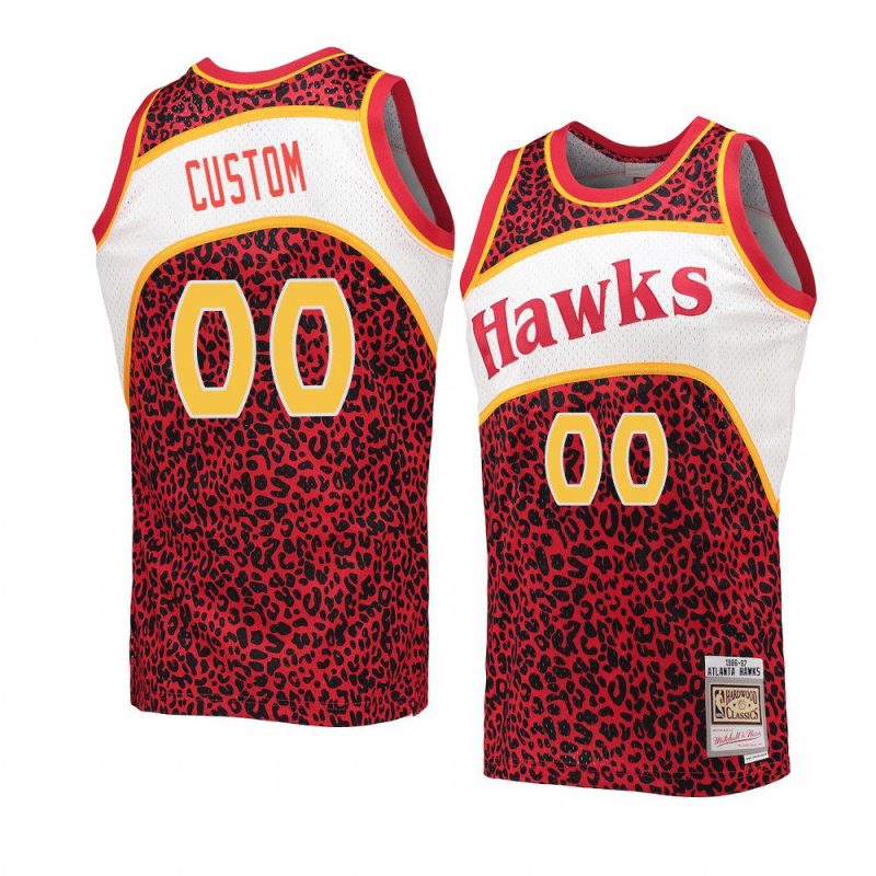 custom hardwood classics jersey wildlife red 2021