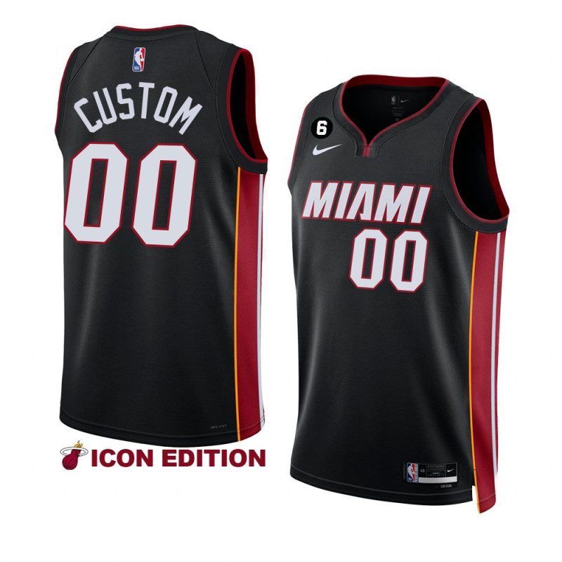 custom heatjersey 2022 23icon edition blackno.6 patch