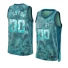 custom hornets 2023 select series camojersey teal