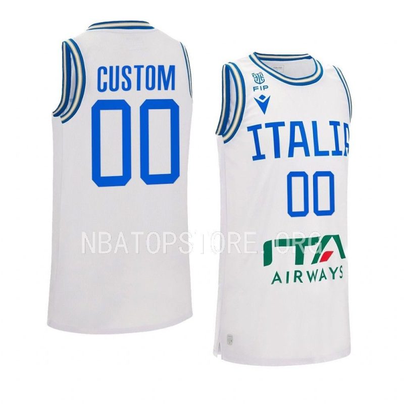 custom italyjersey 2023away whitebasketball