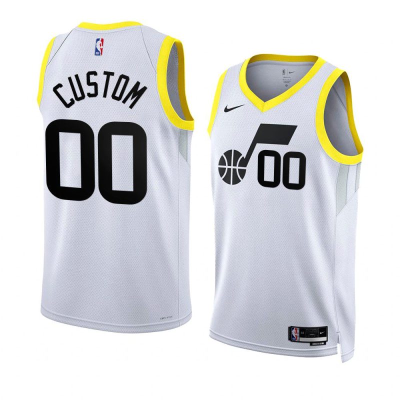 custom jazzjersey 2022 23association edition white