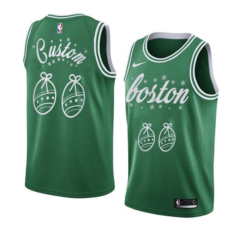 custom jersey 2020 christmas night green special edition