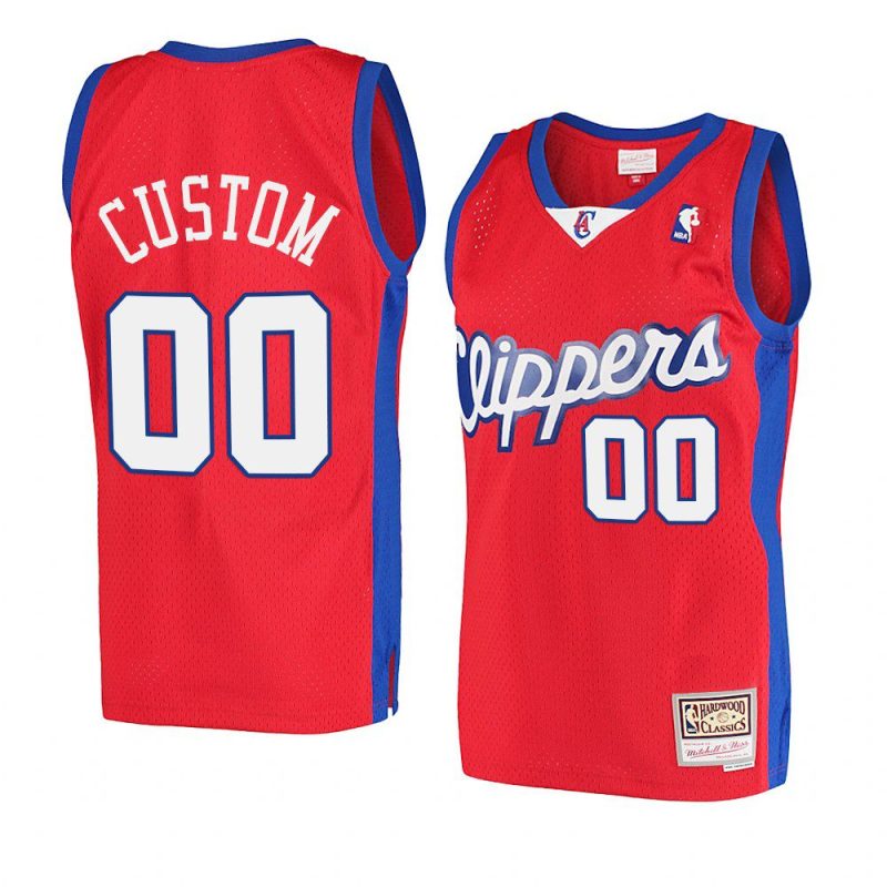 custom jersey hardwood classics 2001 02 red