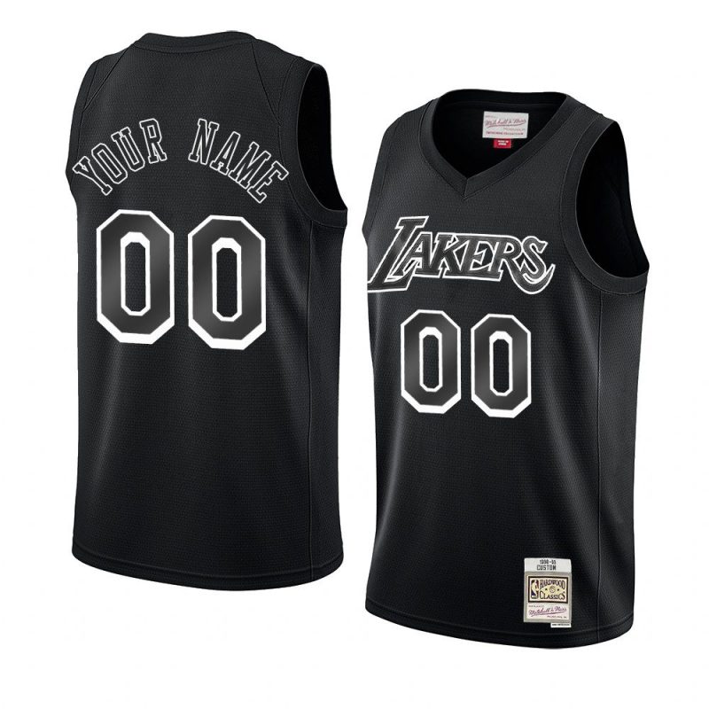 custom jersey hardwood classics black throwback men's