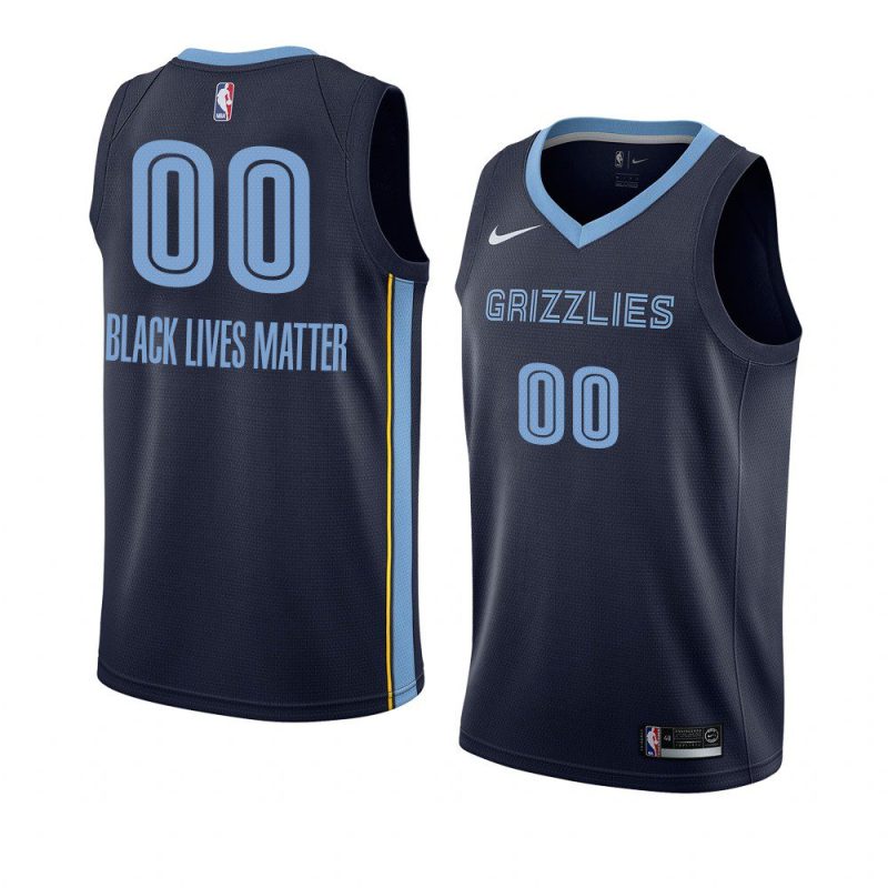 custom jersey icon navy black lives matter men