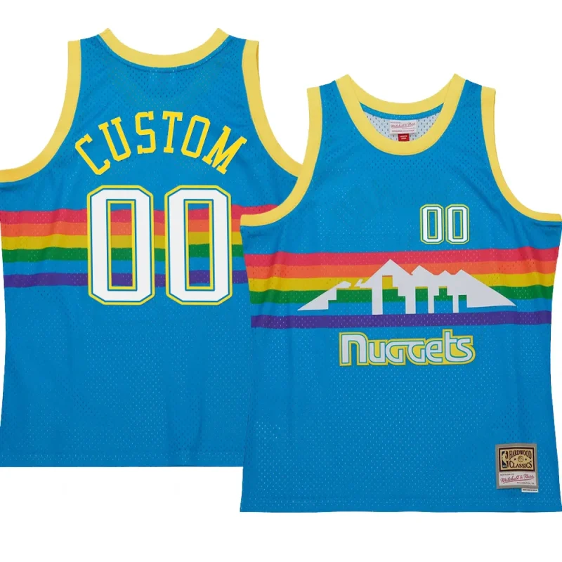 custom jersey neon tropical blue hardwood classics