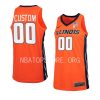 custom jersey replica basketball orange 2022 23