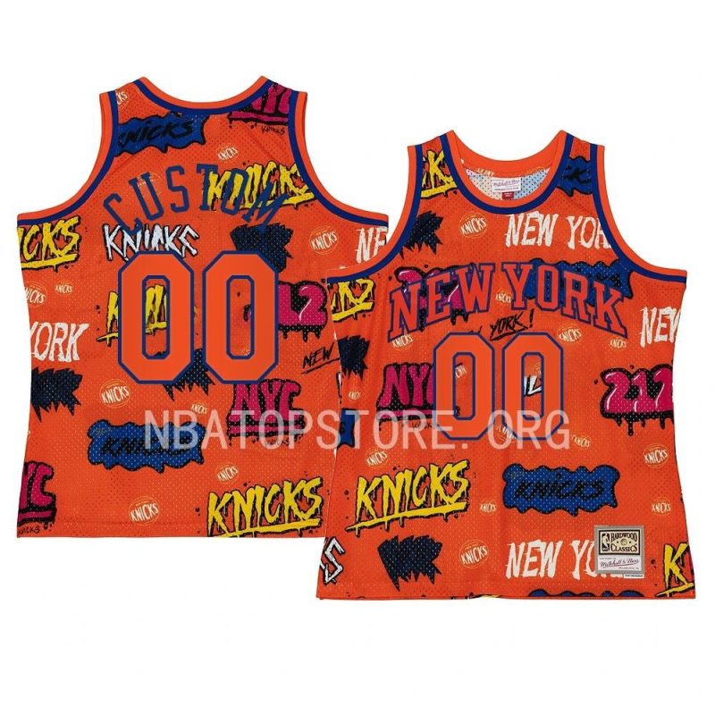 custom jersey slap sticker orange hwc swingman