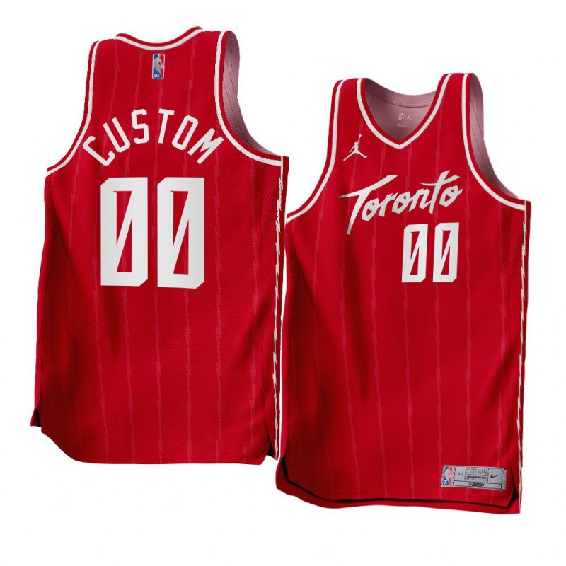 custom red earned edition jersey