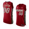 custom red nba 75th diamond badge jersey