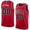 custom red nike new swingman icon edition jersey men