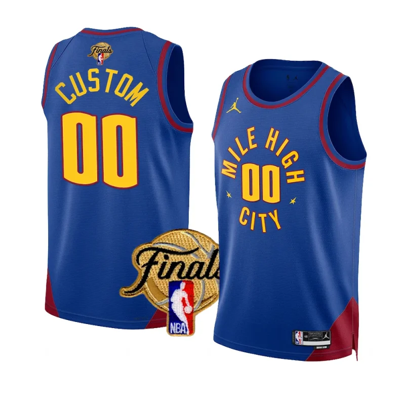 custom statement edition jersey 2023 nba finals blue