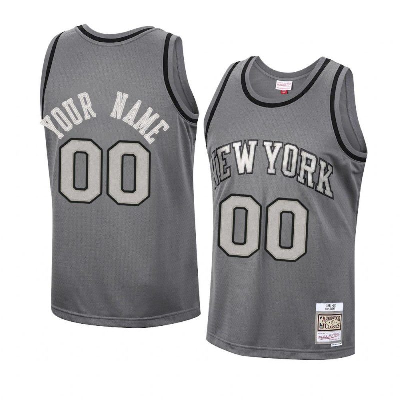 custom swingman jersey metal works charcoal