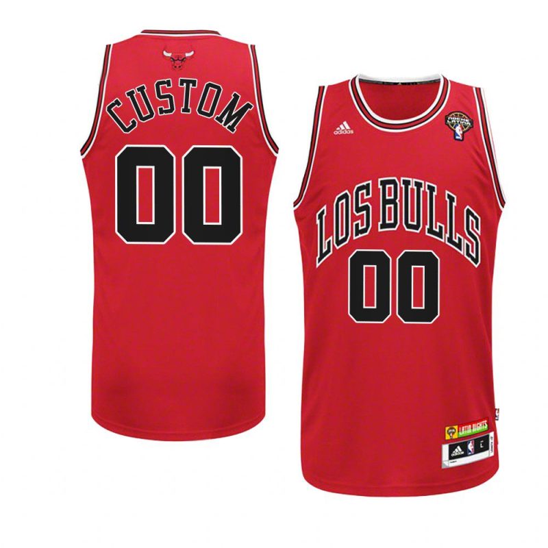 custom throwback jersey noche latina red