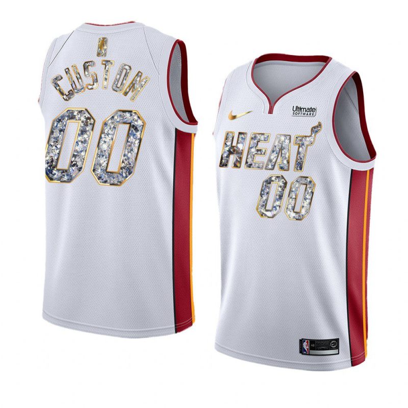 custom white white hot jersey