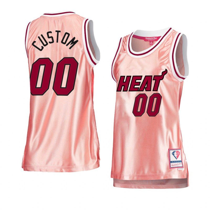 custom women 75th anniversary jersey rose gold pink