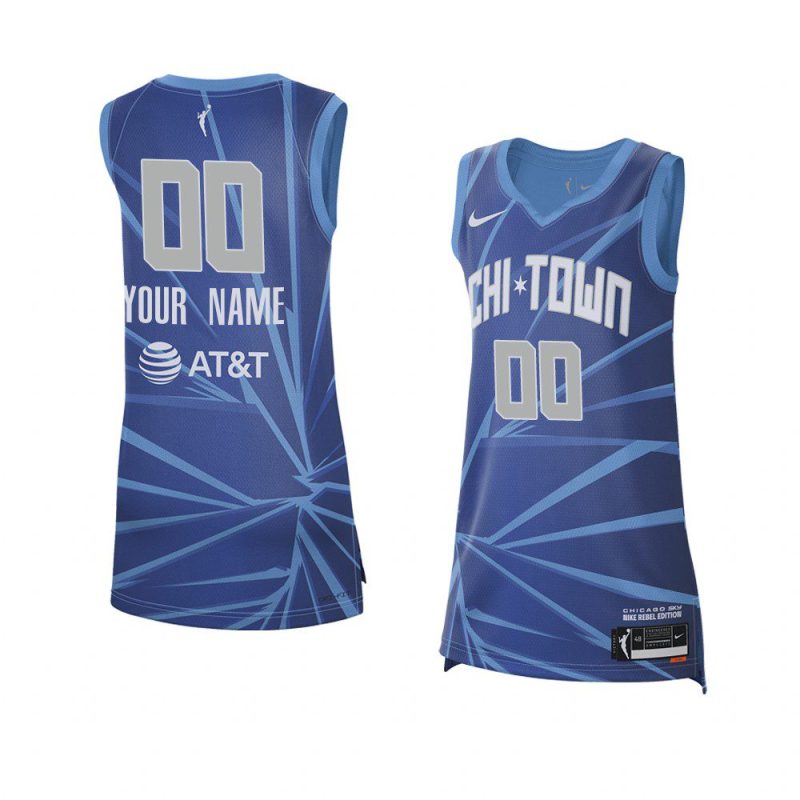 custom women jersey rebel edition blue 2021