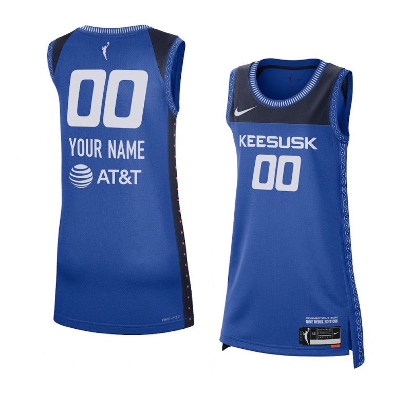 custom women jersey rebel edition royal wnba 2021